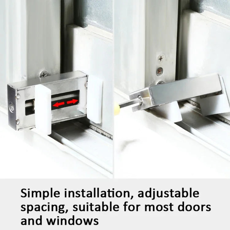 2 khóa cửa sổ cửa nhôm bảo vệ trẻ em, khóa an toàn chống trộm, chìa lục giác, chìa chữ thập