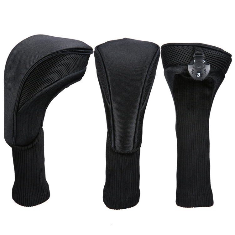 Bộ 3 bọc đầu gậy golf số 1 / số 3 / số 5, HD-014 bộ 3 màu xanh, HD-014 bộ 3 màu đen, HD-014 bộ 3 màu đỏ