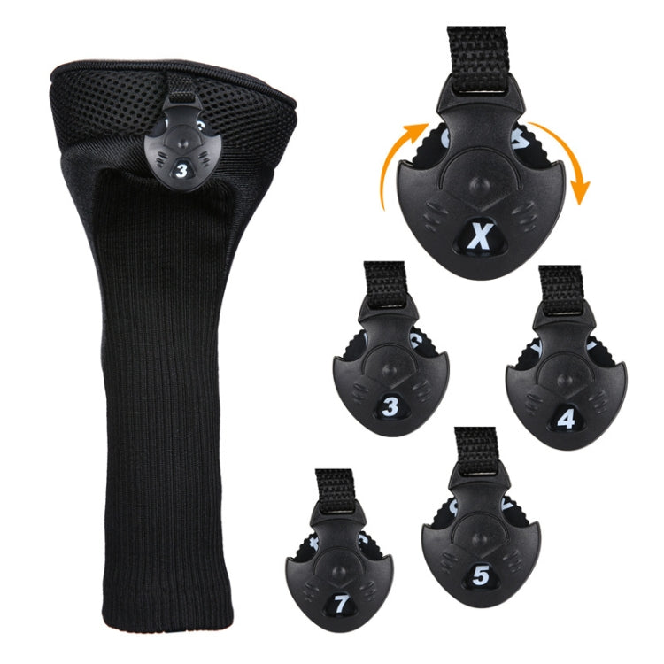 Bộ 3 bọc đầu gậy golf số 1 / số 3 / số 5, HD-014 bộ 3 màu xanh, HD-014 bộ 3 màu đen, HD-014 bộ 3 màu đỏ