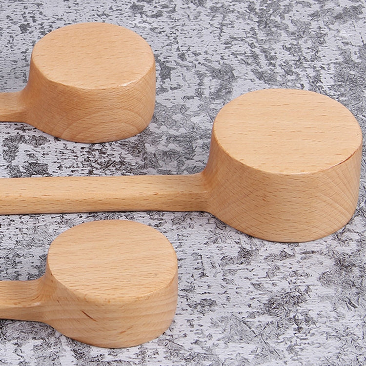 Muỗng gỗ cán dài muỗng gia vị muỗng tráng miệng cà phê trà sữa, muỗng gia vị nhỏ, muỗng gia vị trung, muỗng gia vị lớn