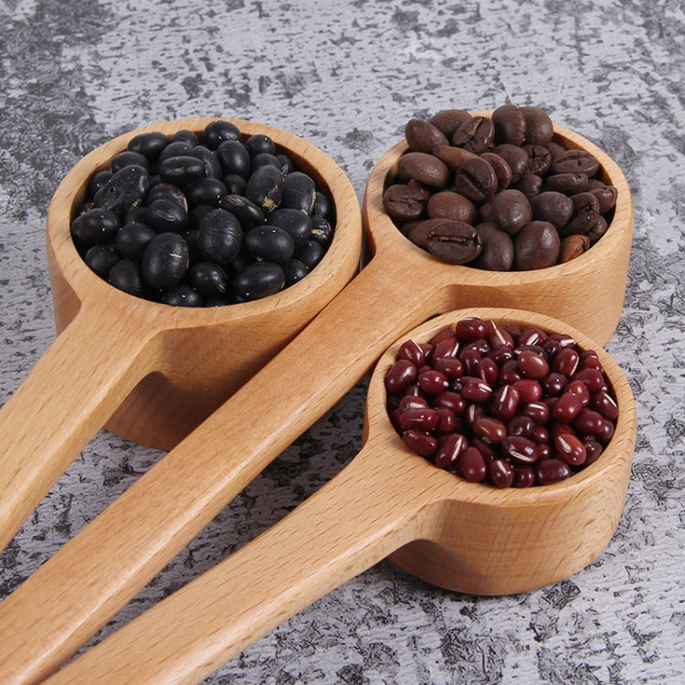 Muỗng gỗ cán dài muỗng gia vị muỗng tráng miệng cà phê trà sữa, muỗng gia vị nhỏ, muỗng gia vị trung, muỗng gia vị lớn