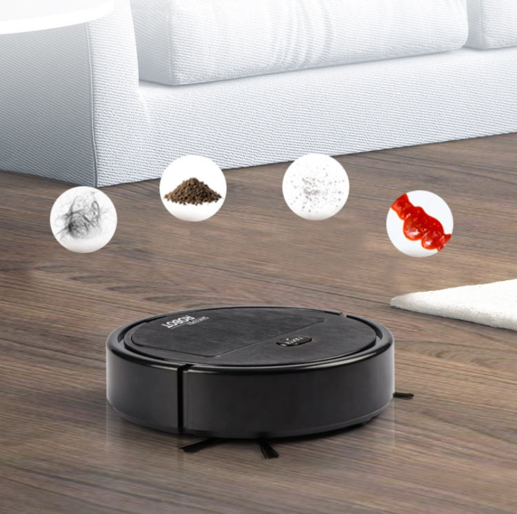 Robot quét sạc thông minh tự động gia dụng, Thông số kỹ thuật:, 3 trong 1 (Đen), 3 trong 1 (Trắng), Đen, Trắng