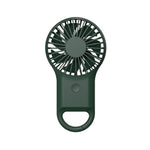 Quạt mini cầm tay bỏ túi nhỏ gọn sạc di động quạt USB ngoài trời có đèn 7 màu, Hồng, Xanh lính, Cam