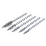 Bộ 5 Cái Dao Khắc Ba Lưỡi Thép Trắng Cho Mộc, Dao Khắc Điện