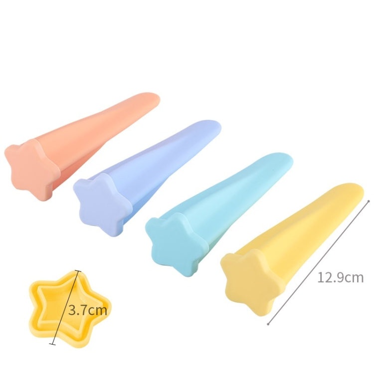 Bộ Khuôn Kem Que Trẻ Em 4 trong 1 Silicone Thực Phẩm An Toàn Giao Màu Ngẫu Nhiên, 2 Bộ 4 trong 1