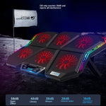 Đế làm mát laptop COOLCOLD RGB với sáu quạt điều chỉnh tốc độ, phiên bản màu 5V, phiên bản chạm 5V 12 Symphony