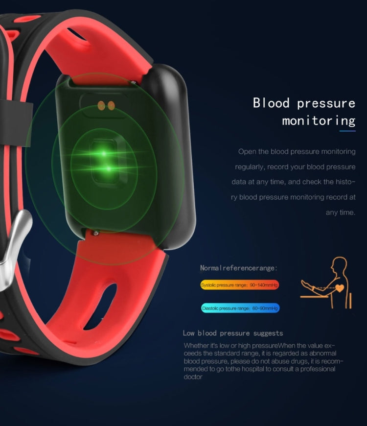 Đồng hồ thông minh P68 theo dõi nhịp tim, huyết áp, hoạt động cho Xiaomi Band 3 Huawei Color Band 2, TBD056989501A, TBD056989501B, TBD056989501C, TBD056989501D, TBD056989501E, TBD056989501F, TBD056989501G