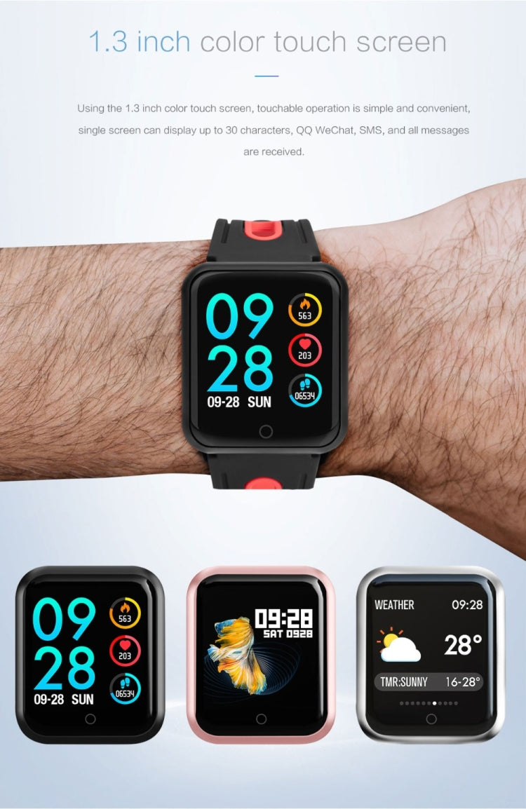 Đồng hồ thông minh P68 theo dõi nhịp tim, huyết áp, hoạt động cho Xiaomi Band 3 Huawei Color Band 2, TBD056989501A, TBD056989501B, TBD056989501C, TBD056989501D, TBD056989501E, TBD056989501F, TBD056989501G