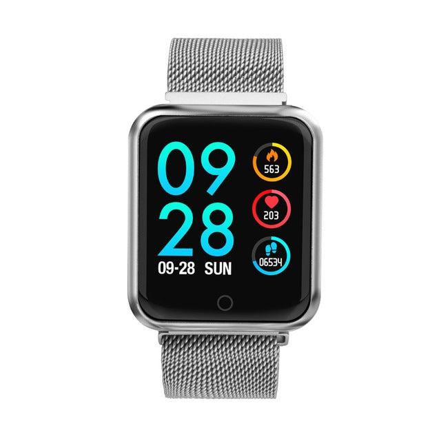 Đồng hồ thông minh P68 theo dõi nhịp tim, huyết áp, hoạt động cho Xiaomi Band 3 Huawei Color Band 2, TBD056989501A, TBD056989501B, TBD056989501C, TBD056989501D, TBD056989501E, TBD056989501F, TBD056989501G