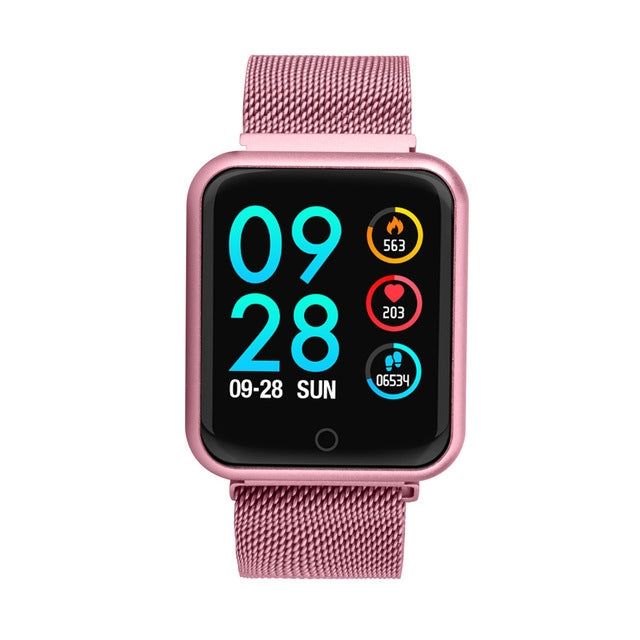 Đồng hồ thông minh P68 theo dõi nhịp tim, huyết áp, hoạt động cho Xiaomi Band 3 Huawei Color Band 2, TBD056989501A, TBD056989501B, TBD056989501C, TBD056989501D, TBD056989501E, TBD056989501F, TBD056989501G