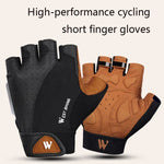 Găng tay xe máy WEST BIKING YP0211196 nửa ngón, giảm sốc, chống trượt, thiết bị đi xe, S, M, L, XL