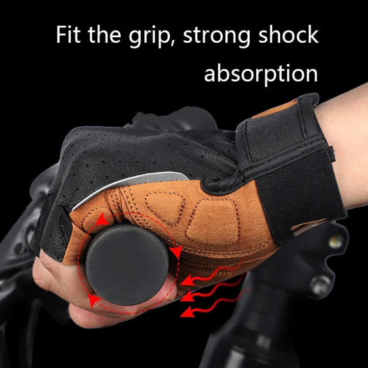 Găng tay xe máy WEST BIKING YP0211196 nửa ngón, giảm sốc, chống trượt, thiết bị đi xe, S, M, L, XL