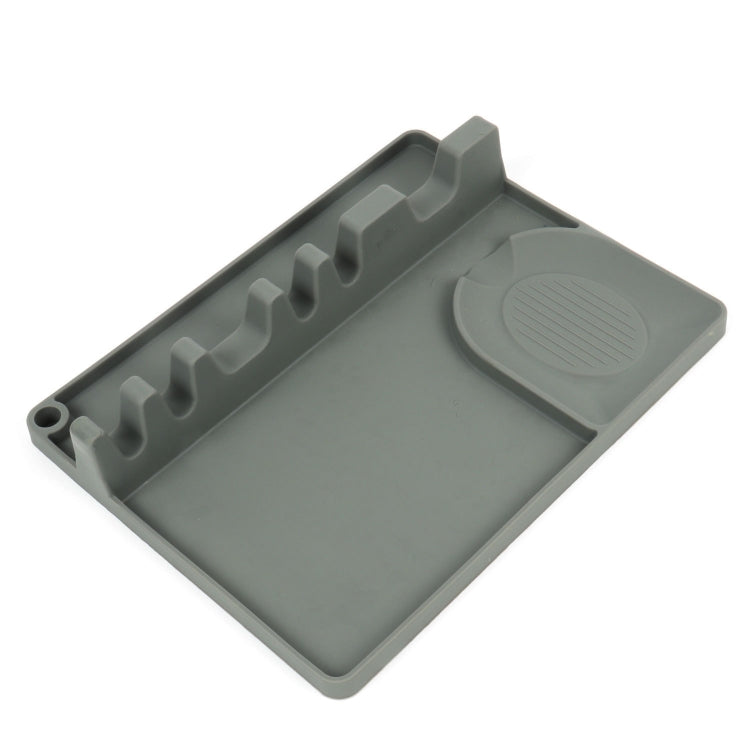 Giá đỡ muỗng silicone nhà bếp 2 trong 1, lớn (xám), trung (xám), trung (đen), lớn (đỏ), trung (đỏ), lớn (xanh dương), trung (xanh dương), lớn (cam), trung (cam), lớn (xanh lá), trung (xanh lá)