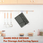 Giá đỡ muỗng silicone nhà bếp 2 trong 1, lớn (xám), trung (xám), trung (đen), lớn (đỏ), trung (đỏ), lớn (xanh dương), trung (xanh dương), lớn (cam), trung (cam), lớn (xanh lá), trung (xanh lá)