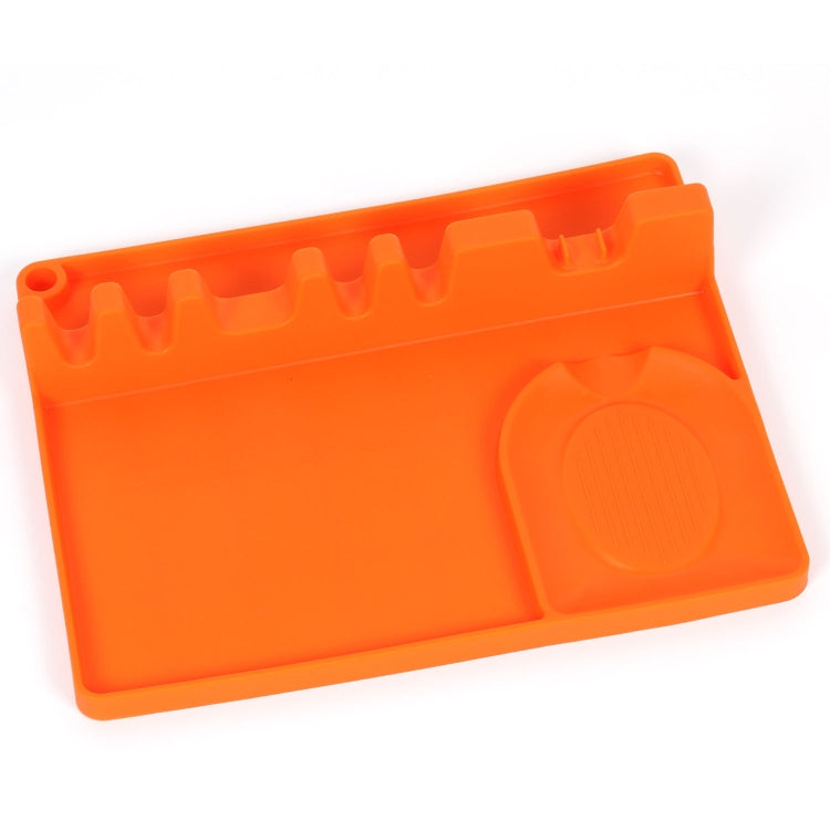 Giá đỡ muỗng silicone nhà bếp 2 trong 1, lớn (xám), trung (xám), trung (đen), lớn (đỏ), trung (đỏ), lớn (xanh dương), trung (xanh dương), lớn (cam), trung (cam), lớn (xanh lá), trung (xanh lá)