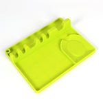 Giá đỡ muỗng silicone nhà bếp 2 trong 1, lớn (xám), trung (xám), trung (đen), lớn (đỏ), trung (đỏ), lớn (xanh dương), trung (xanh dương), lớn (cam), trung (cam), lớn (xanh lá), trung (xanh lá)