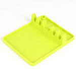 Giá đỡ muỗng silicone nhà bếp 2 trong 1, lớn (xám), trung (xám), trung (đen), lớn (đỏ), trung (đỏ), lớn (xanh dương), trung (xanh dương), lớn (cam), trung (cam), lớn (xanh lá), trung (xanh lá)