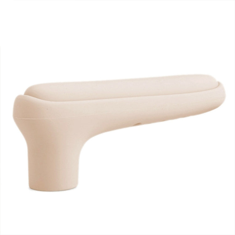 Bảo Vệ Tay Cầm Cửa Silicone Chống Va Đập Cho Trẻ Em, Màu Kem Trắng, Xanh Nhạt, Hồng, Màu Cà Phê