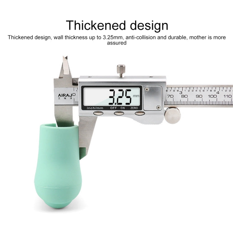 Bảo Vệ Tay Cầm Cửa Silicone Chống Va Đập Cho Trẻ Em, Màu Kem Trắng, Xanh Nhạt, Hồng, Màu Cà Phê