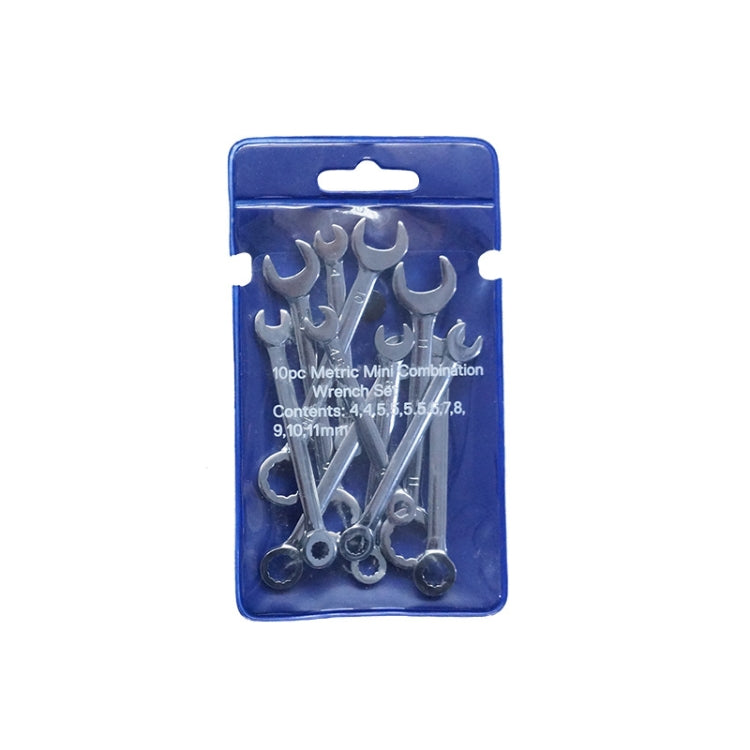 Bộ 10 Cái Cờ Lê Mở Gương Mini Đa Năng, Kiểu: Mét, Inch