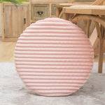 Đệm Tròn Vải Nỉ Che Bụi, Kích Thước: 40x40cm, Màu Xanh Nước, Hồng Da, Màu Cà Phê, Màu Tiền, Xám Đậm, Xám Nhạt