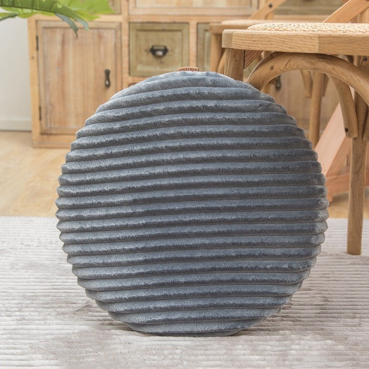 Đệm Tròn Vải Nỉ Che Bụi, Kích Thước: 40x40cm, Màu Xanh Nước, Hồng Da, Màu Cà Phê, Màu Tiền, Xám Đậm, Xám Nhạt