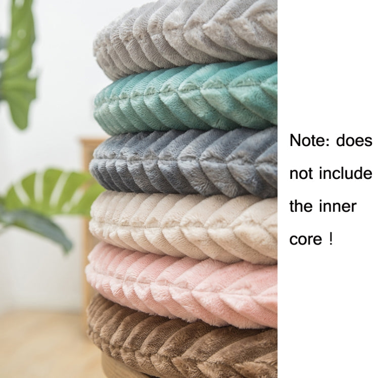 Đệm Tròn Vải Nỉ Che Bụi, Kích Thước: 40x40cm, Màu Xanh Nước, Hồng Da, Màu Cà Phê, Màu Tiền, Xám Đậm, Xám Nhạt