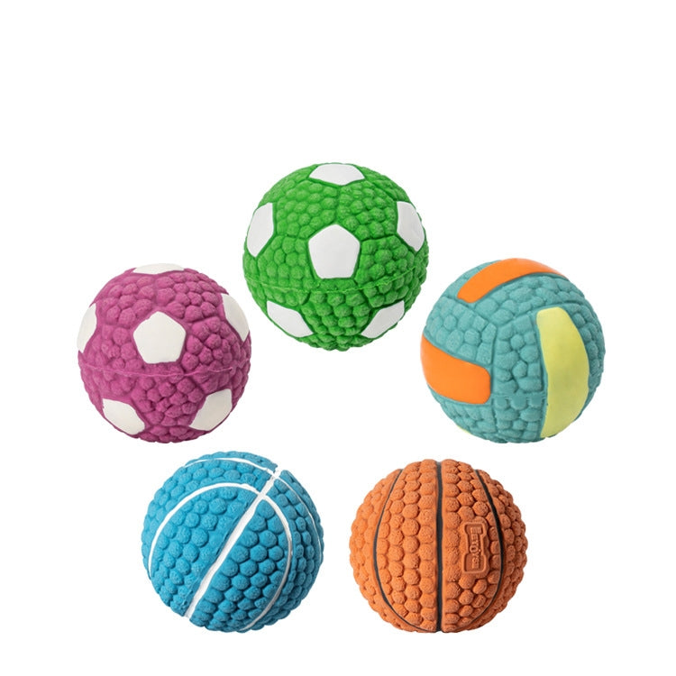 Đồ chơi chó Bóng cao su chó có tiếng cắn Đồ chơi thú cưng, Bóng bóng chuyền lớn, Bóng tennis lớn, Bóng rugby lớn