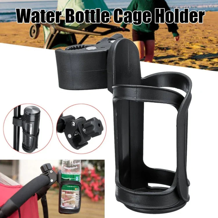 Giá đỡ bình nước phanh cốc đa năng cho xe đẩy em bé, giá đỡ bình nước xe đạp, giá đỡ cốc, 2 cốc