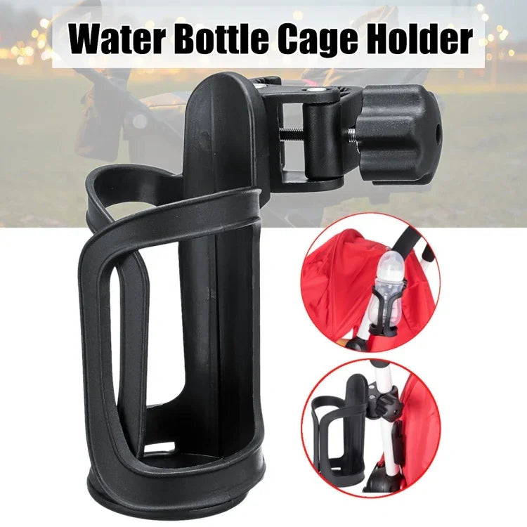 Giá đỡ bình nước phanh cốc đa năng cho xe đẩy em bé, giá đỡ bình nước xe đạp, giá đỡ cốc, 2 cốc