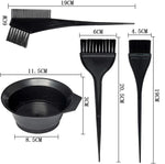 Bộ Dụng Cụ Lược Salon Nhuộm Tóc Bát Trộn Salon Chải Chăm Sóc