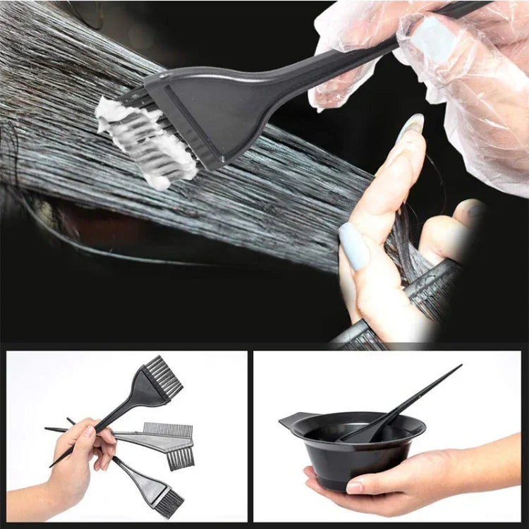 Bộ Dụng Cụ Lược Salon Nhuộm Tóc Bát Trộn Salon Chải Chăm Sóc