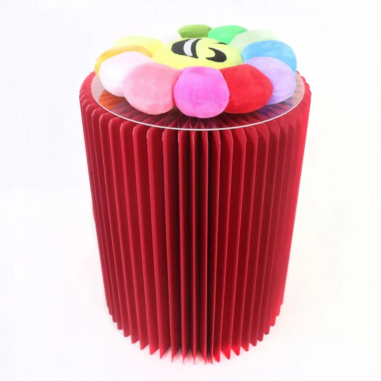 Ghế gấp giấy ngắn SH-236 ghế tiện dụng đa chức năng gia đình, màu nâu, trắng, đỏ, đen, hồng, tím, xanh lá, xanh dương, vàng, cam