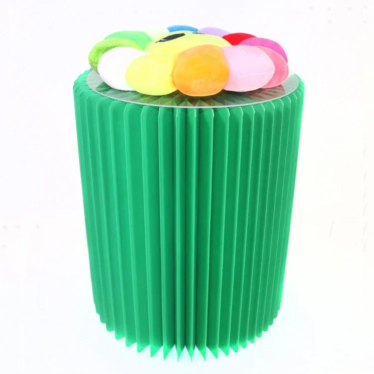 Ghế gấp giấy ngắn SH-236 ghế tiện dụng đa chức năng gia đình, màu nâu, trắng, đỏ, đen, hồng, tím, xanh lá, xanh dương, vàng, cam