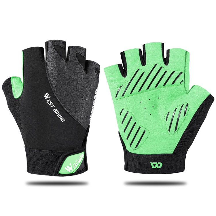 Găng tay đi xe đạp địa hình WEST BIKING YP0211210 nửa ngón, thoáng khí, chống trượt, thiết bị đi xe, M, L, XL