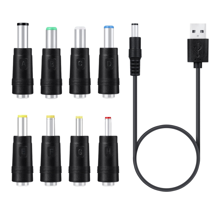 Dây nguồn DC USB đa chức năng phích cắm thay thế cáp sạc USB, 8 trong 1, 11 trong 1