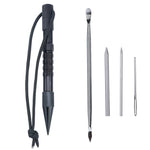 Umbrella Rope Needle Marlin Spike Bracelet DIY Weaving Tool, Specification:, 4 PCS / Set Black, 4 PCS / Set Silver, 5 PCS / Set Black, 5 PCS / Set Silver, 6 PCS / Set Black, 6 PCS / Set Silver, 7 PCS / Set Black, 7 PCS / Set Silver, 9 PCS / Set Black  ...