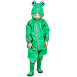 Áo mưa liền thân cho trẻ em, poncho nhẹ có mũ cho bé trai và bé gái, S, L, M