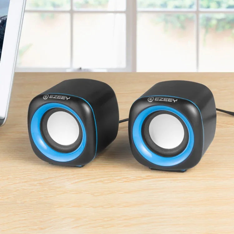 Loa đa phương tiện USB2.0 YEEZE A1 cho máy tính để bàn, loa mini cho máy tính xách tay, màu trắng xanh, trắng xanh lá, trắng tím, trắng cam, đen xanh, đen xanh lá, đen tím, đen cam, mạ điện màu đen vàng, mạ điện màu trắng, mạ điện màu đen