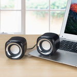 Loa đa phương tiện USB2.0 YEEZE A1 cho máy tính để bàn, loa mini cho máy tính xách tay, màu trắng xanh, trắng xanh lá, trắng tím, trắng cam, đen xanh, đen xanh lá, đen tím, đen cam, mạ điện màu đen vàng, mạ điện màu trắng, mạ điện màu đen