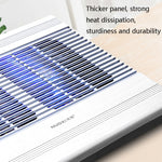 Giá đỡ hợp kim nhôm điều chỉnh đa cấp tản nhiệt laptop NUOXI T10, màu đen, bạc
