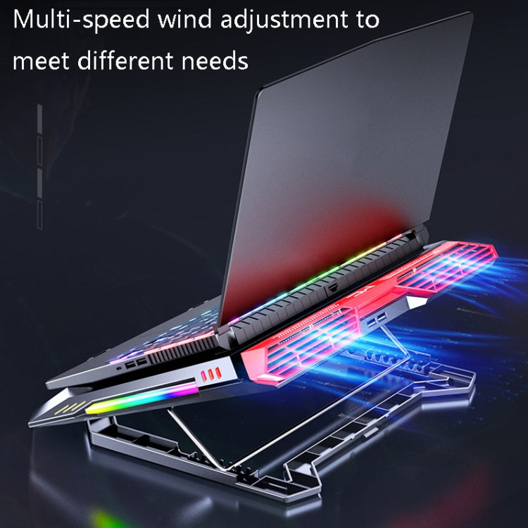 Giá đỡ nâng cao đế tản nhiệt laptop MC X500, phiên bản tiêu chuẩn đen đỏ, phiên bản tiêu chuẩn xanh biển