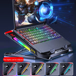 Giá đỡ nâng cao đế tản nhiệt laptop MC X500, phiên bản tiêu chuẩn đen đỏ, phiên bản tiêu chuẩn xanh biển
