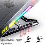 Giá đỡ nâng cao đế tản nhiệt laptop MC X500, phiên bản tiêu chuẩn đen đỏ, phiên bản tiêu chuẩn xanh biển