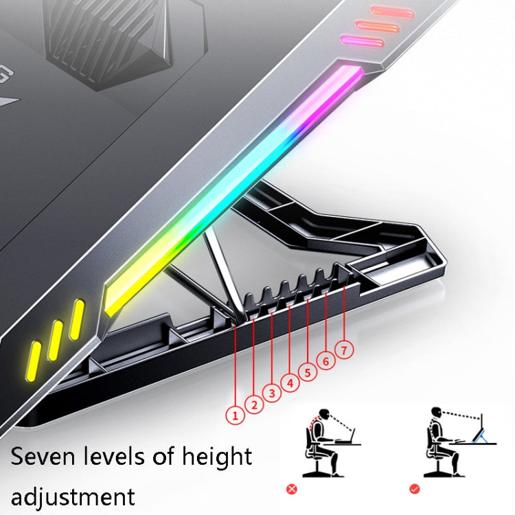 Giá đỡ nâng cao đế tản nhiệt laptop MC X500, phiên bản tiêu chuẩn đen đỏ, phiên bản tiêu chuẩn xanh biển