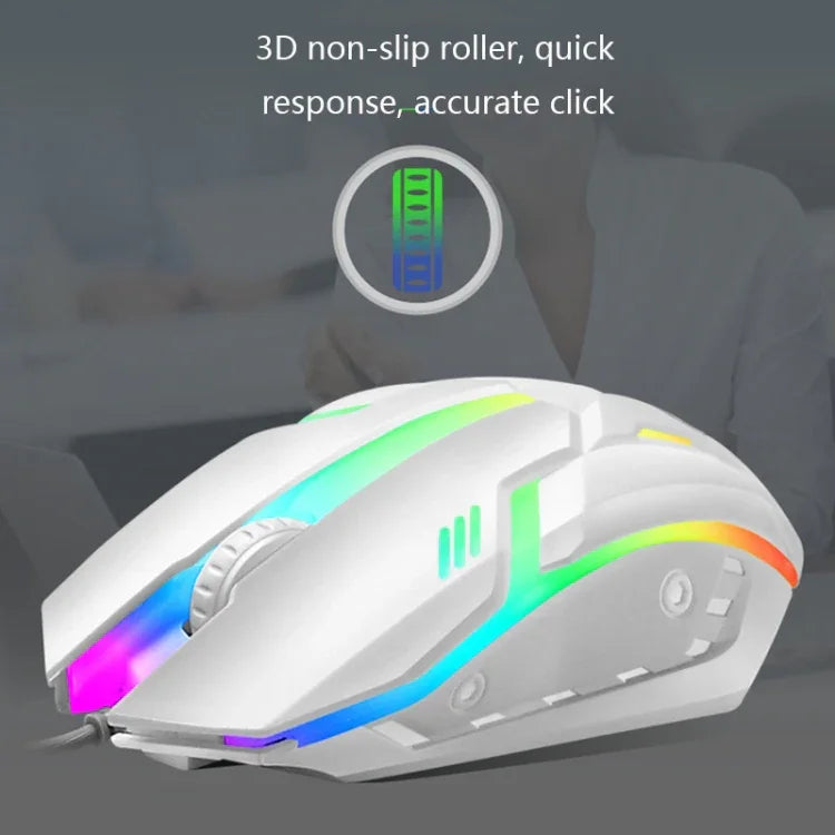 Bàn phím chuột có dây USB LIMEIDE GTX300 104 phím nút tròn phong cách cổ điển, chiều dài cáp: 1,4m, Bàn phím đơn Punk trắng, Bàn phím đơn Punk đen, Bộ Punk trắng, Bộ Punk đen