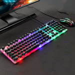Bàn phím chuột có dây USB LIMEIDE GTX300 104 phím nút tròn phong cách cổ điển, chiều dài cáp: 1,4m, Bàn phím đơn Punk trắng, Bàn phím đơn Punk đen, Bộ Punk trắng, Bộ Punk đen
