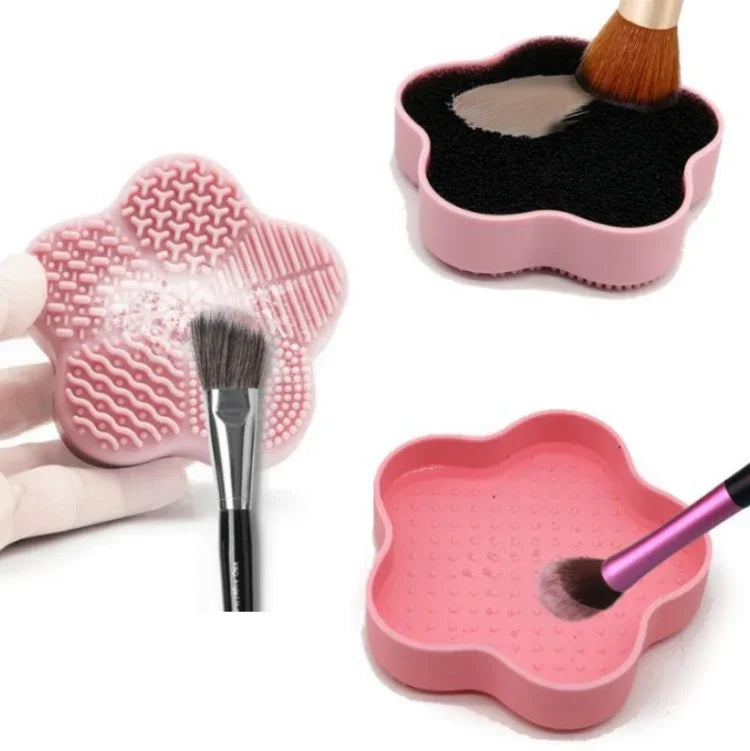 Miếng Rửa Silicone Di Động Seastar Kèm Mút Khô Nhanh Giao Màu Ngẫu Nhiên