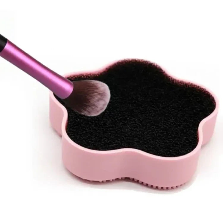 Miếng Rửa Silicone Di Động Seastar Kèm Mút Khô Nhanh Giao Màu Ngẫu Nhiên