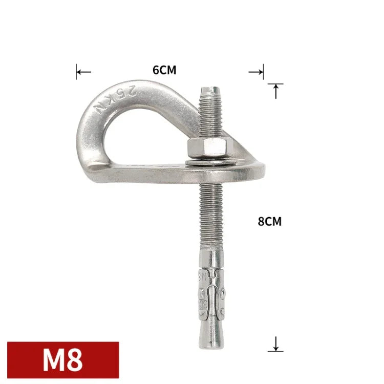 Đinh leo núi XINDA Rock Bullet mở rộng treo bảng thép không gỉ, đinh leo núi M8, đinh leo núi M10
